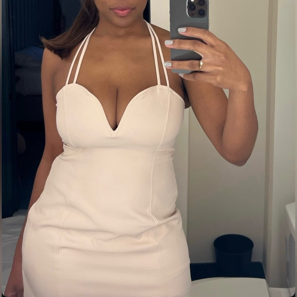Zara Cream Mini Dress